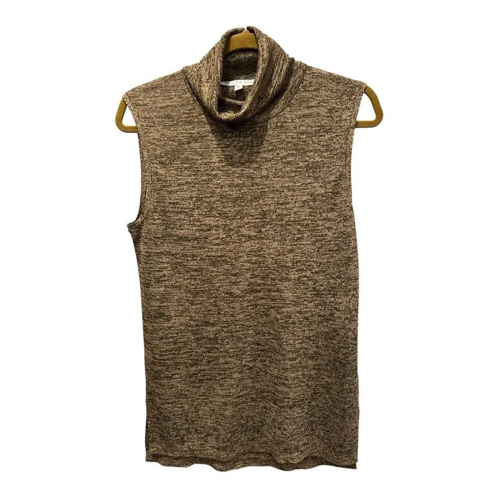 Veronica Beard Turtleneck Sleeveless Top Sz M - Picture 4 of 4